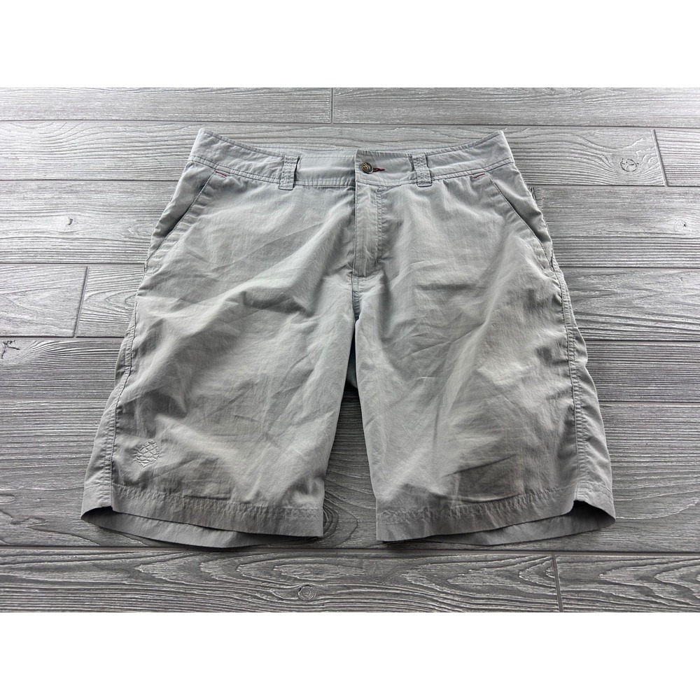 Stio Mens Gray Outdoor Hiking Performance Shorts Size 33